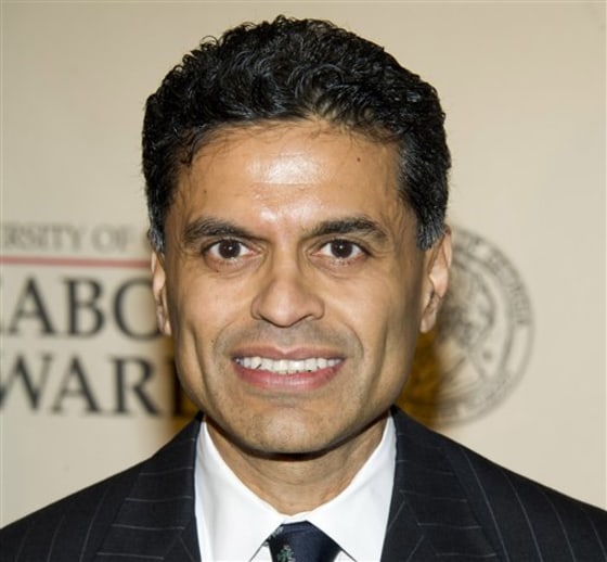 Fareed Zakaria is apologizing for lifting paragraphs by another writer for use in his column in Time magazine.